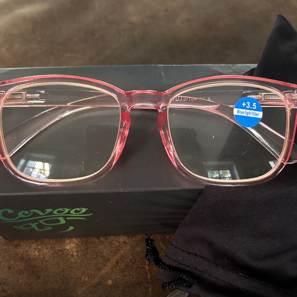 OVO Pink Glasses with Blue Light Filter
